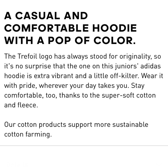 Adidas Black Trefoil Hoodie Size Large - Picture 8 of 9